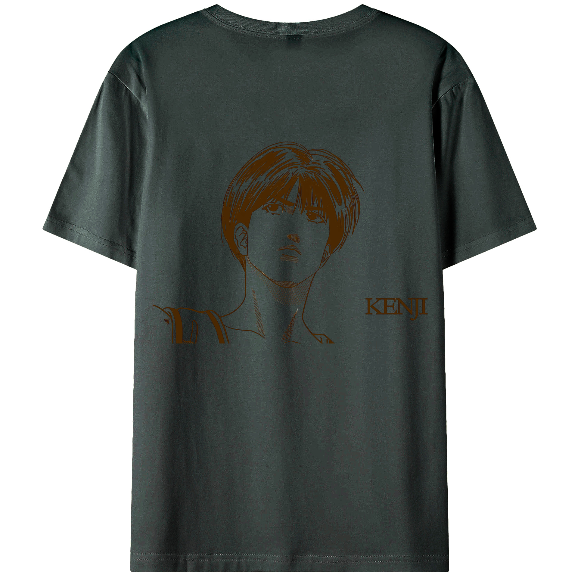 （画像用） SLAM DUNK／スラムダンク 綿100％ メンズ半袖Tシャツ（バックプリント） 通気性